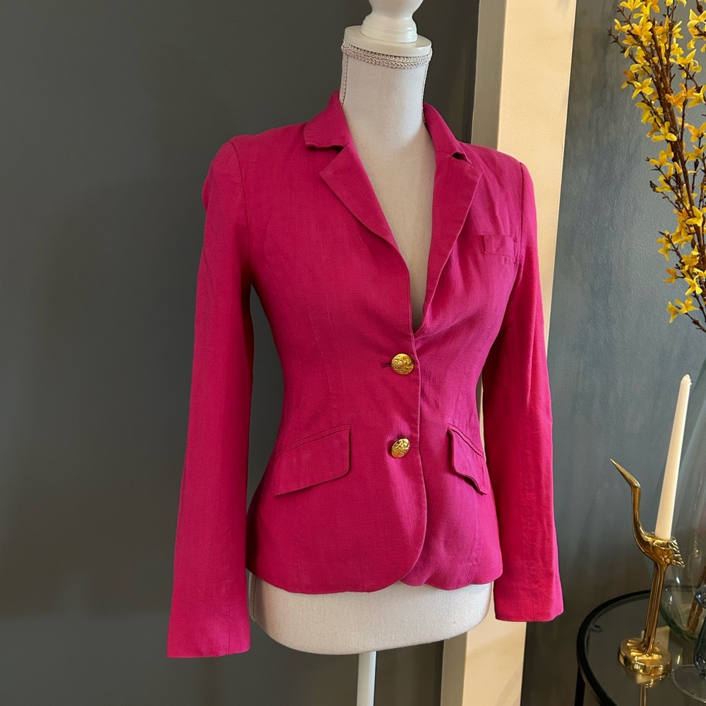 Two Penny Blue Pink Women's Blazer~Size 2
